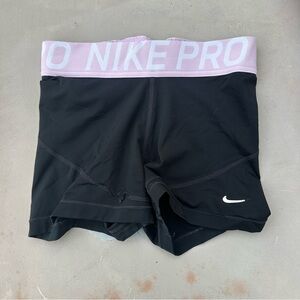 Nike Pro Women's Black Athletic Shorts